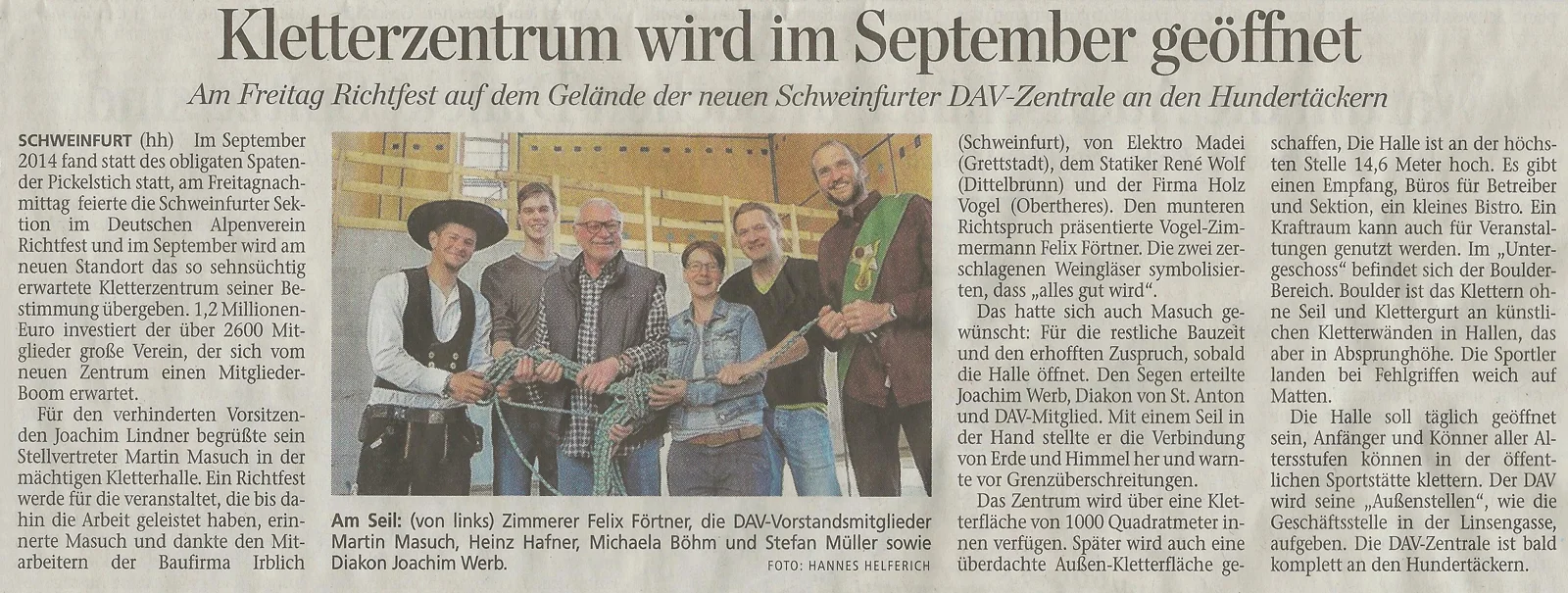 Kletterhalle DAV Schweinfurt